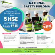 Job Oriented Safety Diploma Courses in India